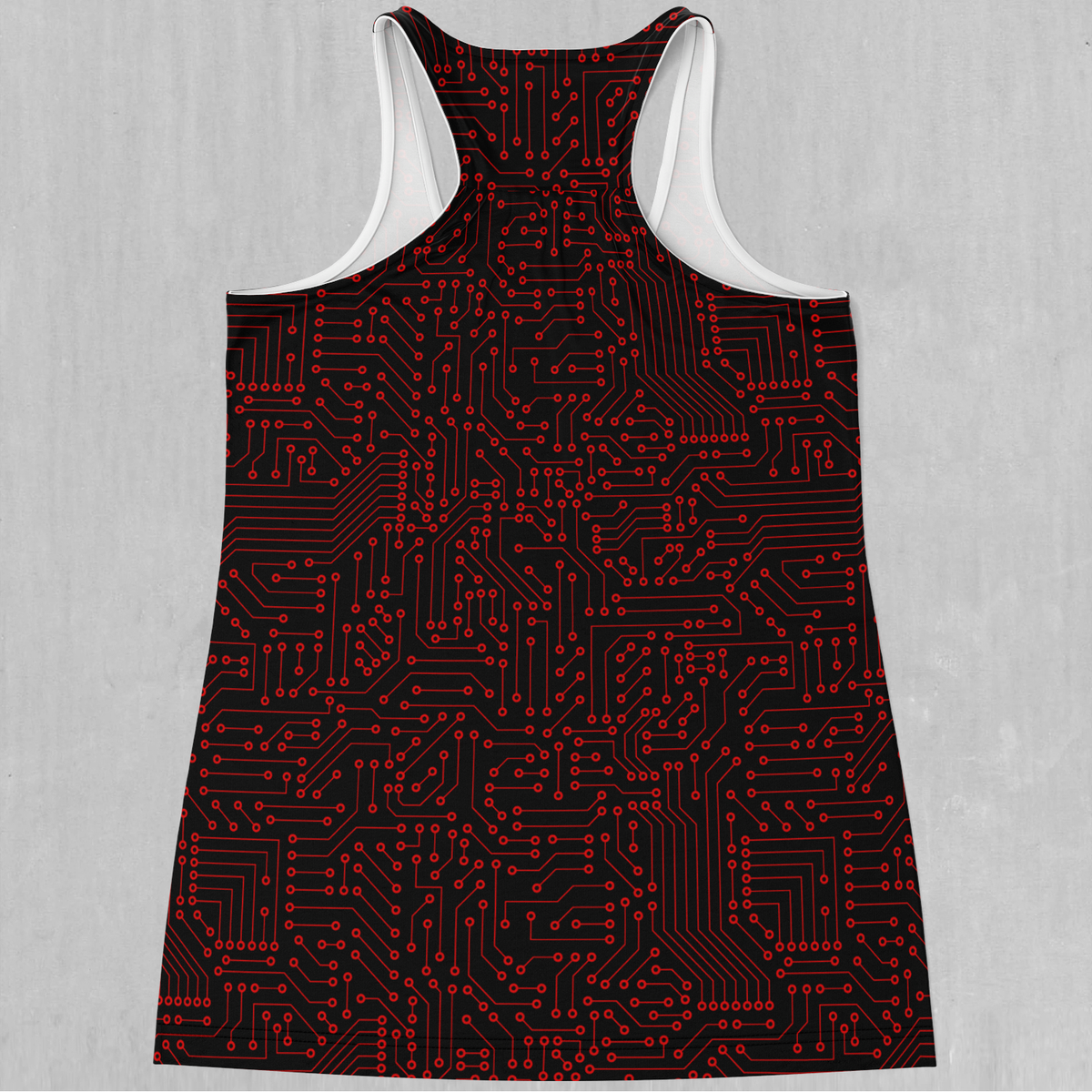 Red Cybernetic Women's Tank Top