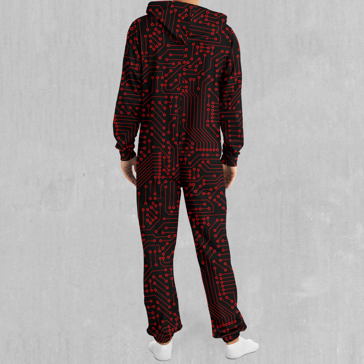 Red Cybernetic Jumpsuit