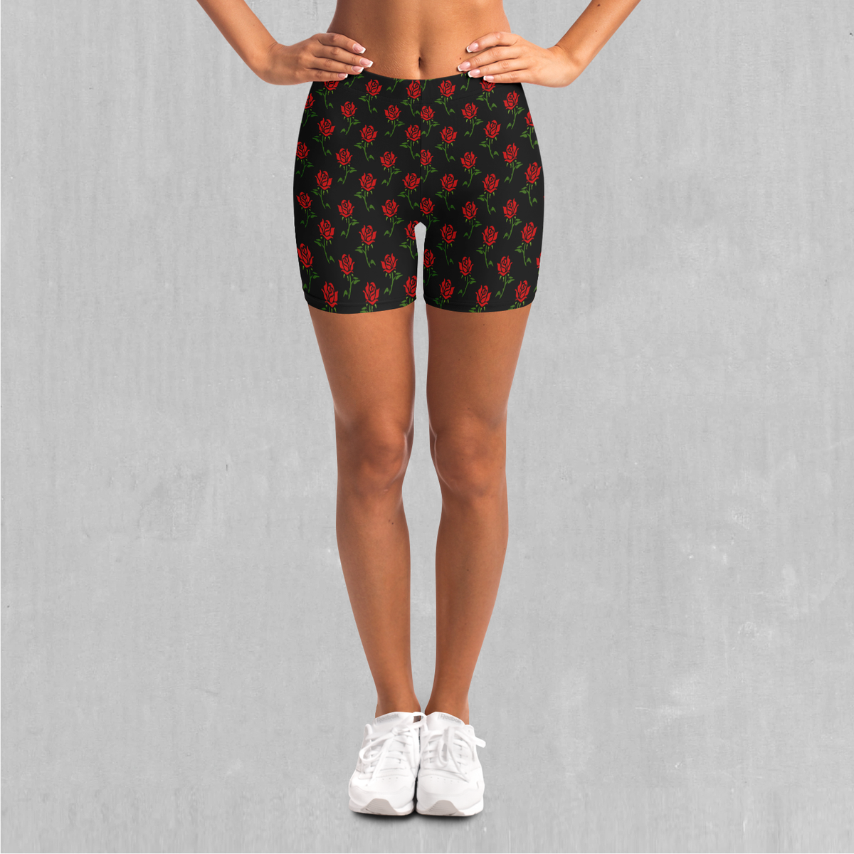 Roses Yoga Shorts