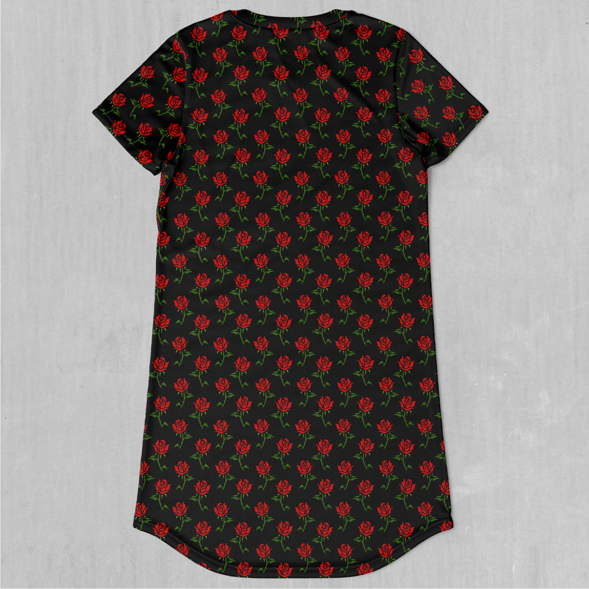 Roses T-Shirt Dress