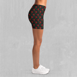 Roses Yoga Shorts