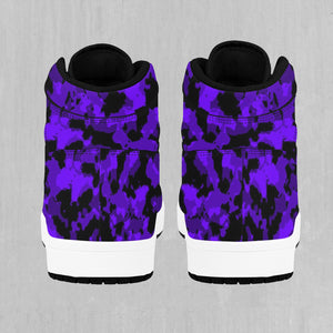 Royalty Purple Camo High Top Sneakers