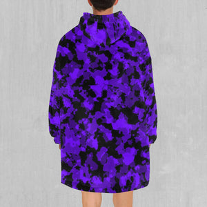 Royalty Purple Camo Blanket Hoodie