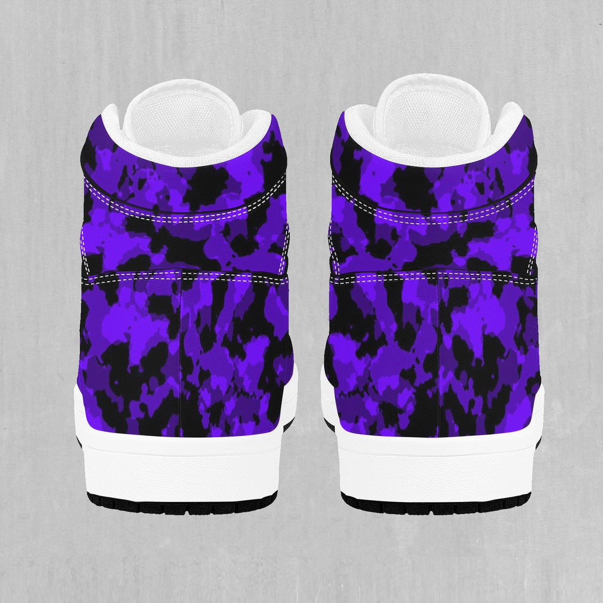 Royalty Purple Camo High Top Sneakers