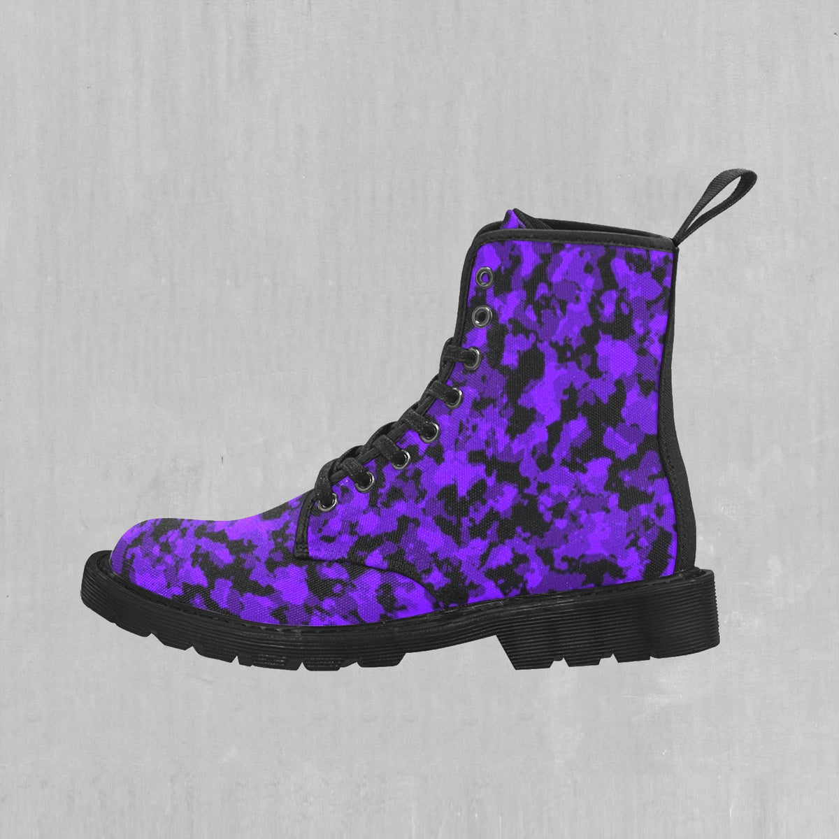 Royalty Purple Camo Women's Boots