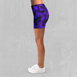 Royalty Purple Camo Yoga Shorts