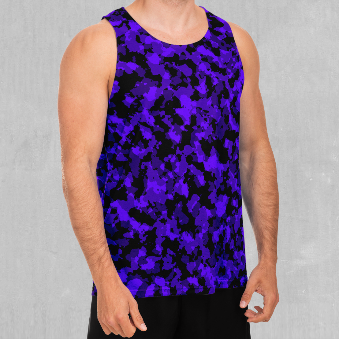Royalty Purple Camo Men's Tank Top