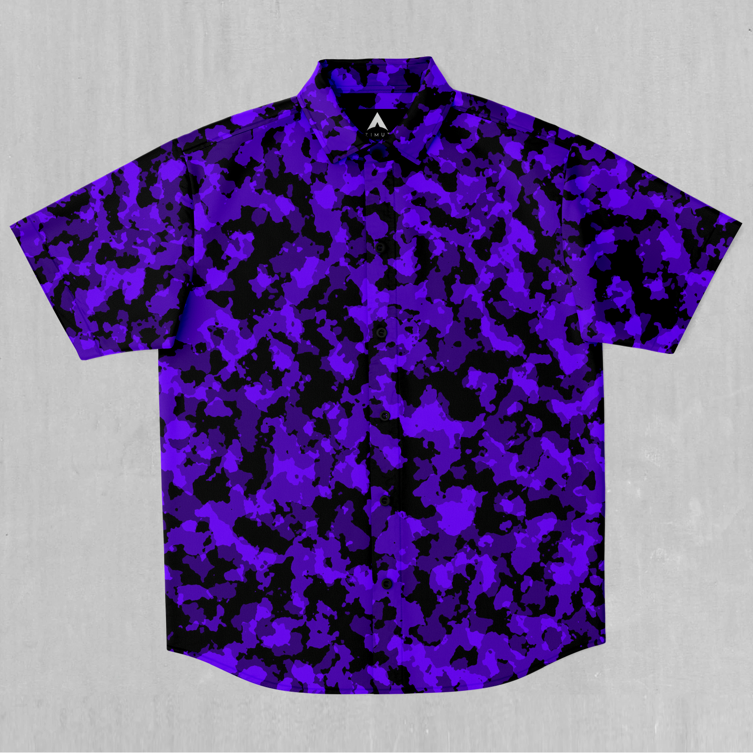 Royalty Purple Camo Button Down Shirt