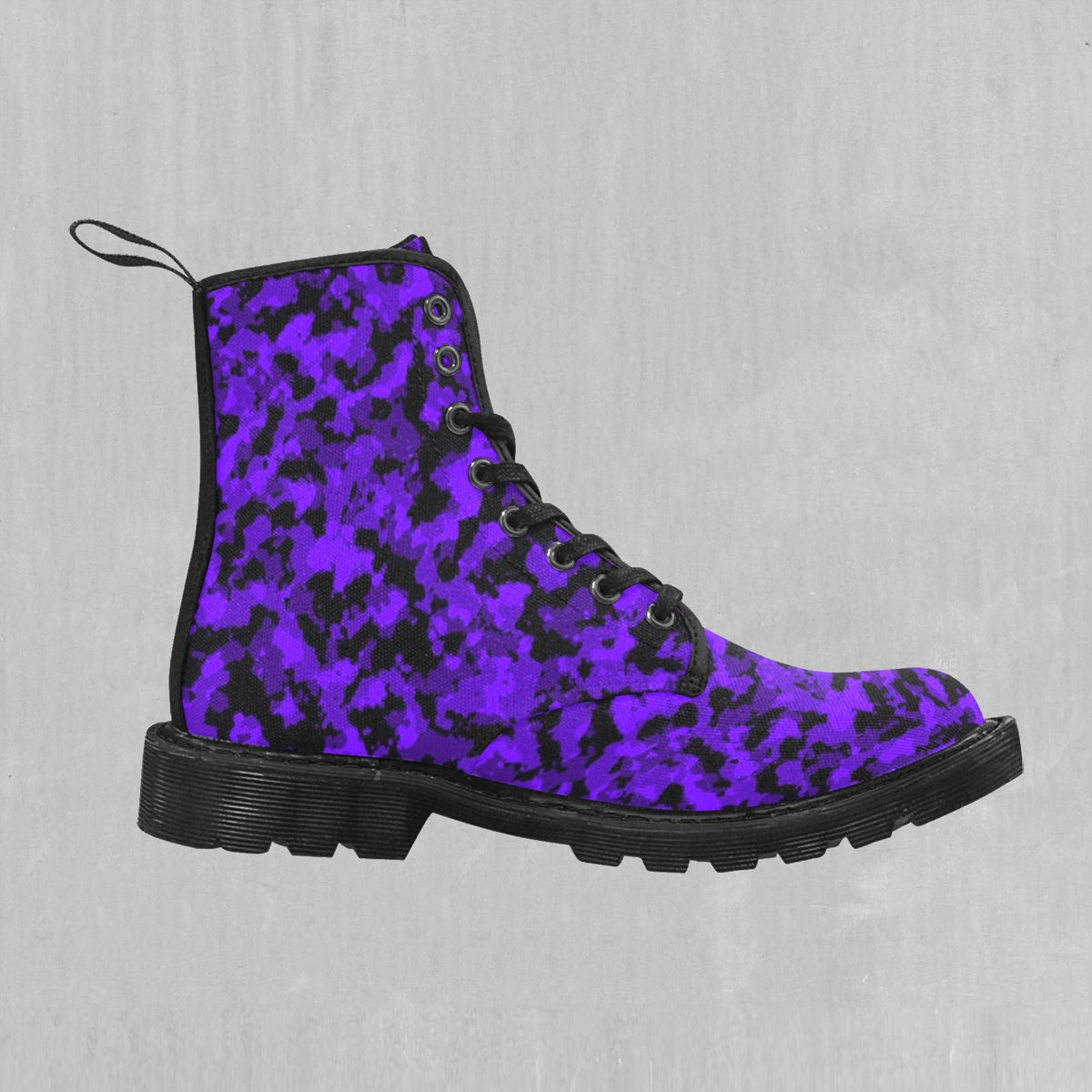 Royalty Purple Camo Women's Boots