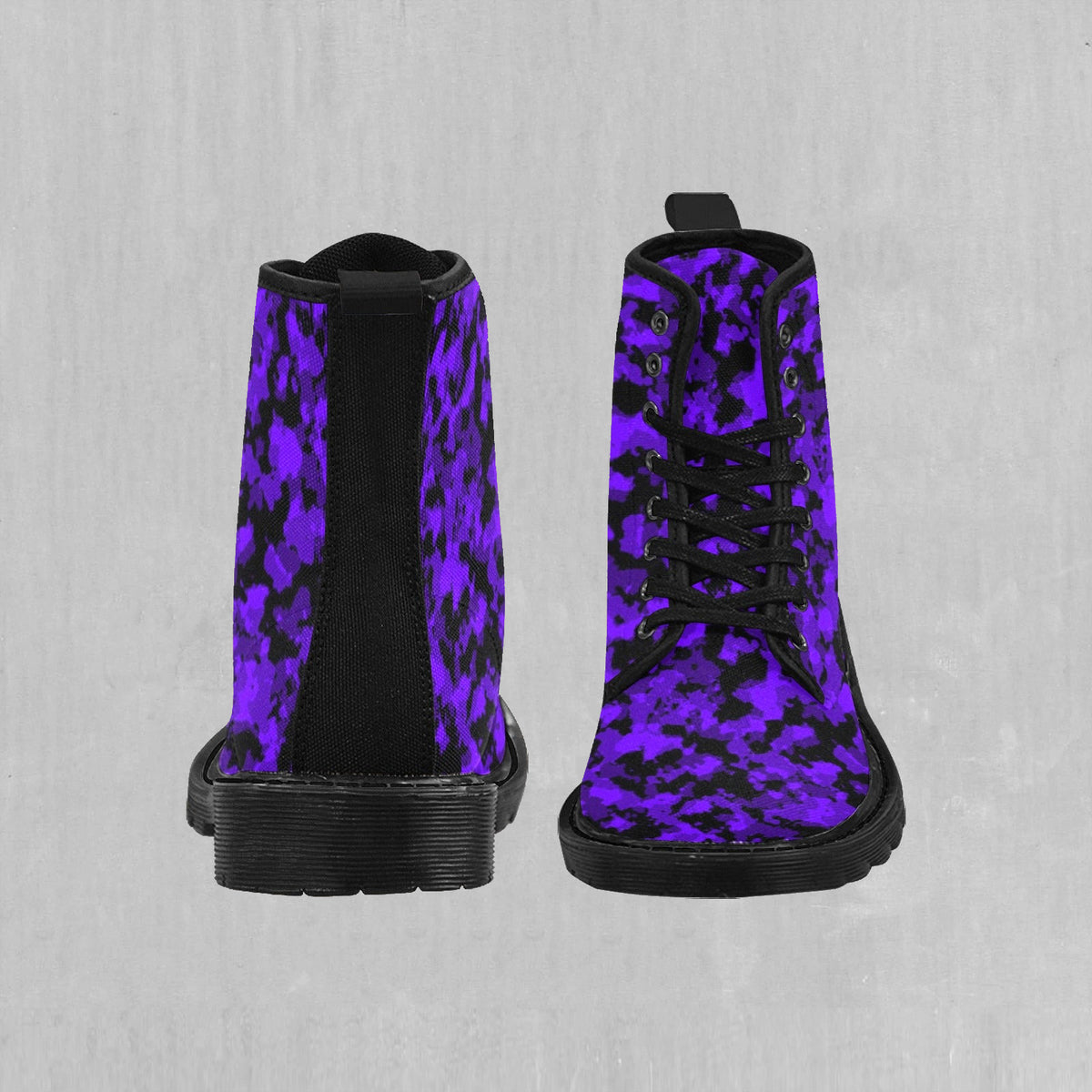 Royalty Purple Camo Women's Boots