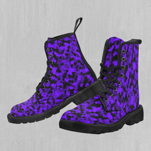 Royalty Purple Camo Women's Boots
