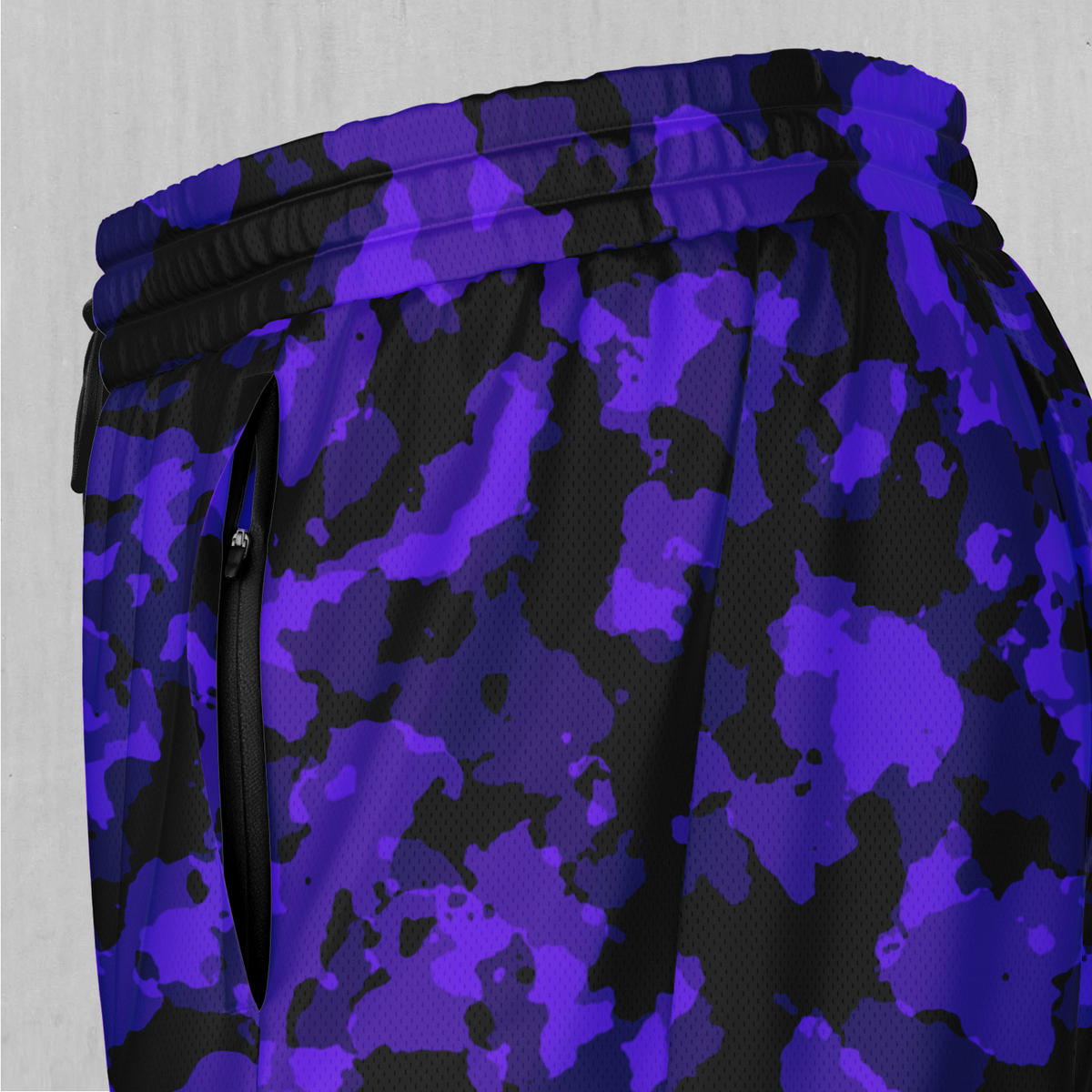 Royalty Purple Camo Men's 2 in 1 Shorts