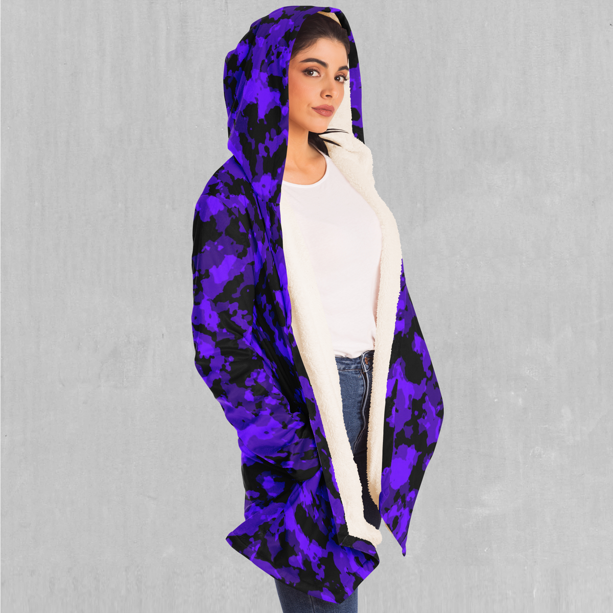 Royalty Purple Camo Cloak