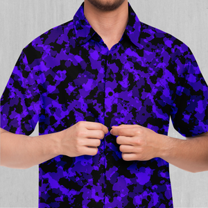 Royalty Purple Camo Button Down Shirt