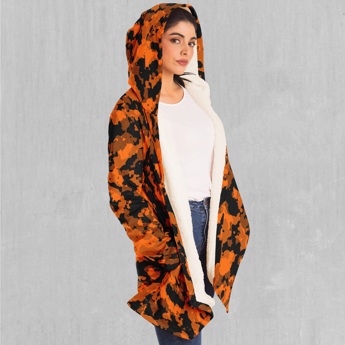 Savage Orange Camo Cloak