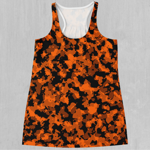 Savage Orange Camo Women's Tank Top