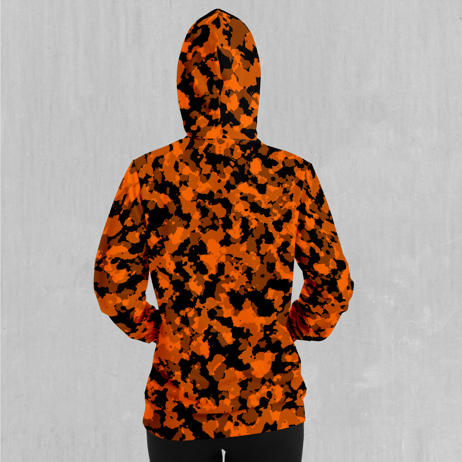 Orange 2024 camo sweatshirt