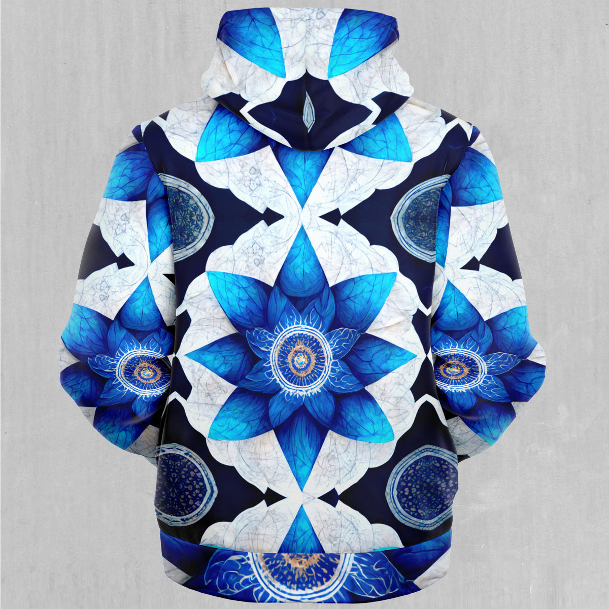 Delphinium Mandala Sherpa Hoodie