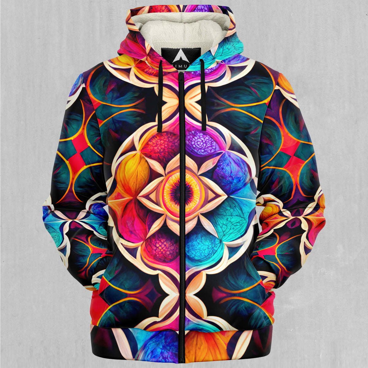Blossoming Spectrum Sherpa Hoodie