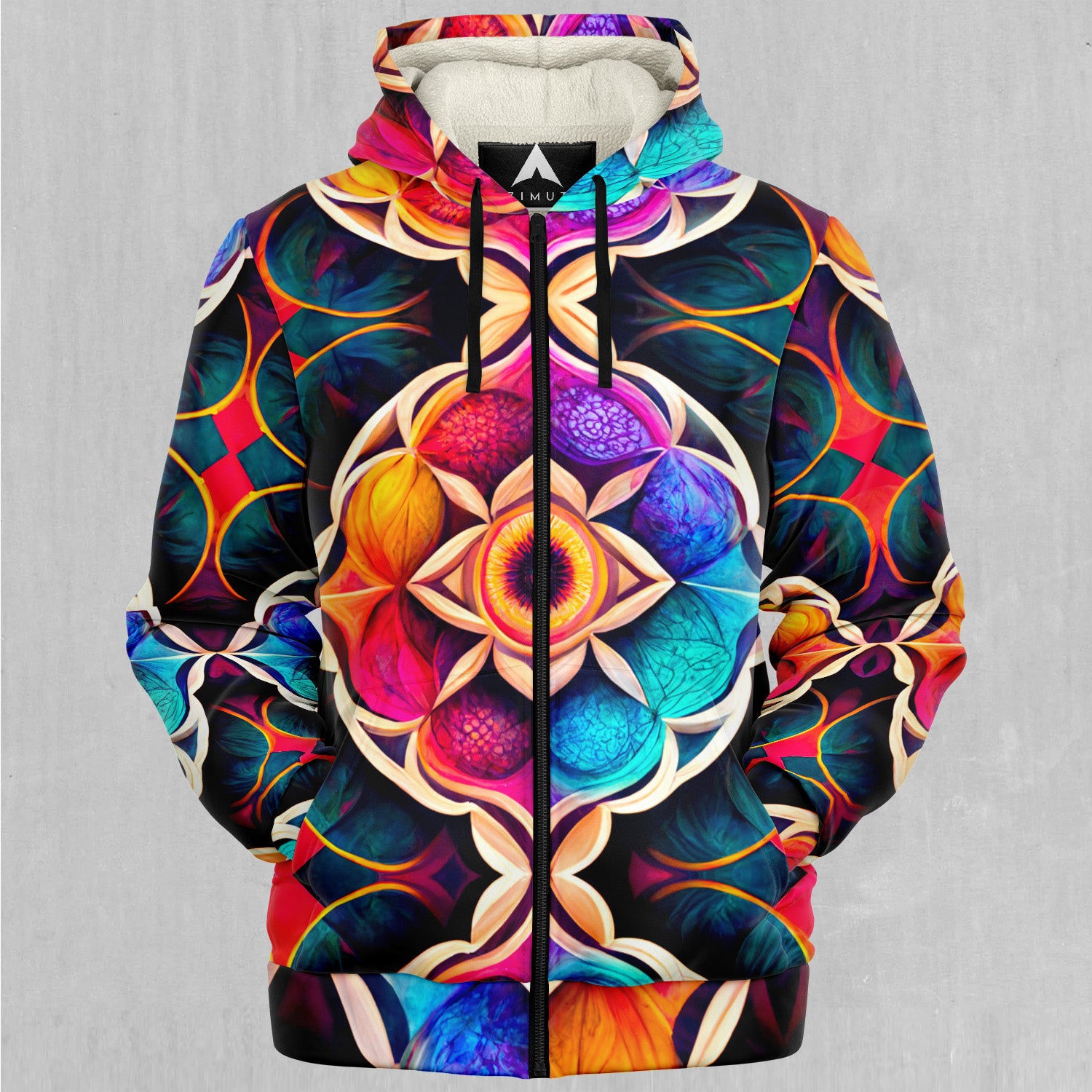 Blossoming Spectrum Sherpa Hoodie