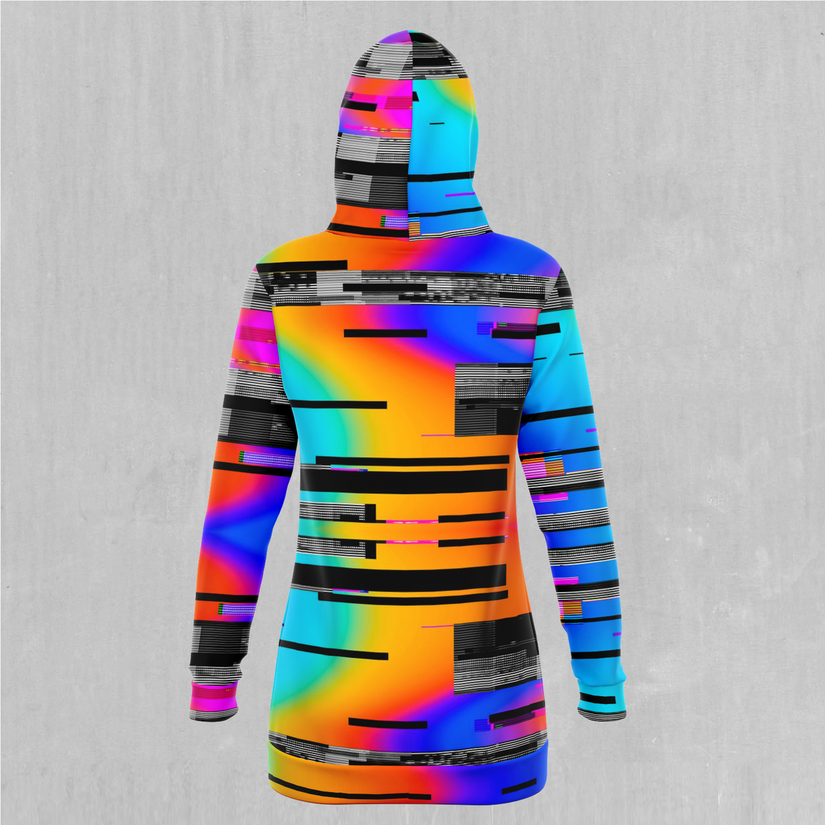 Spectrum Noise Hoodie Dress