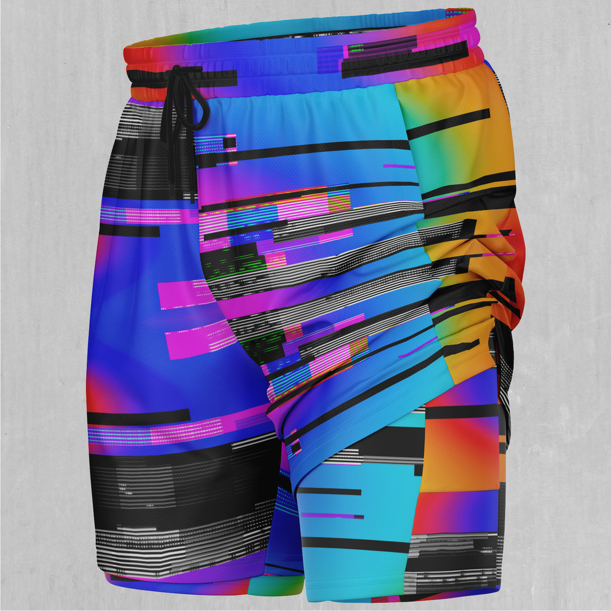 Spectrum Noise Men's 2 in 1 Shorts