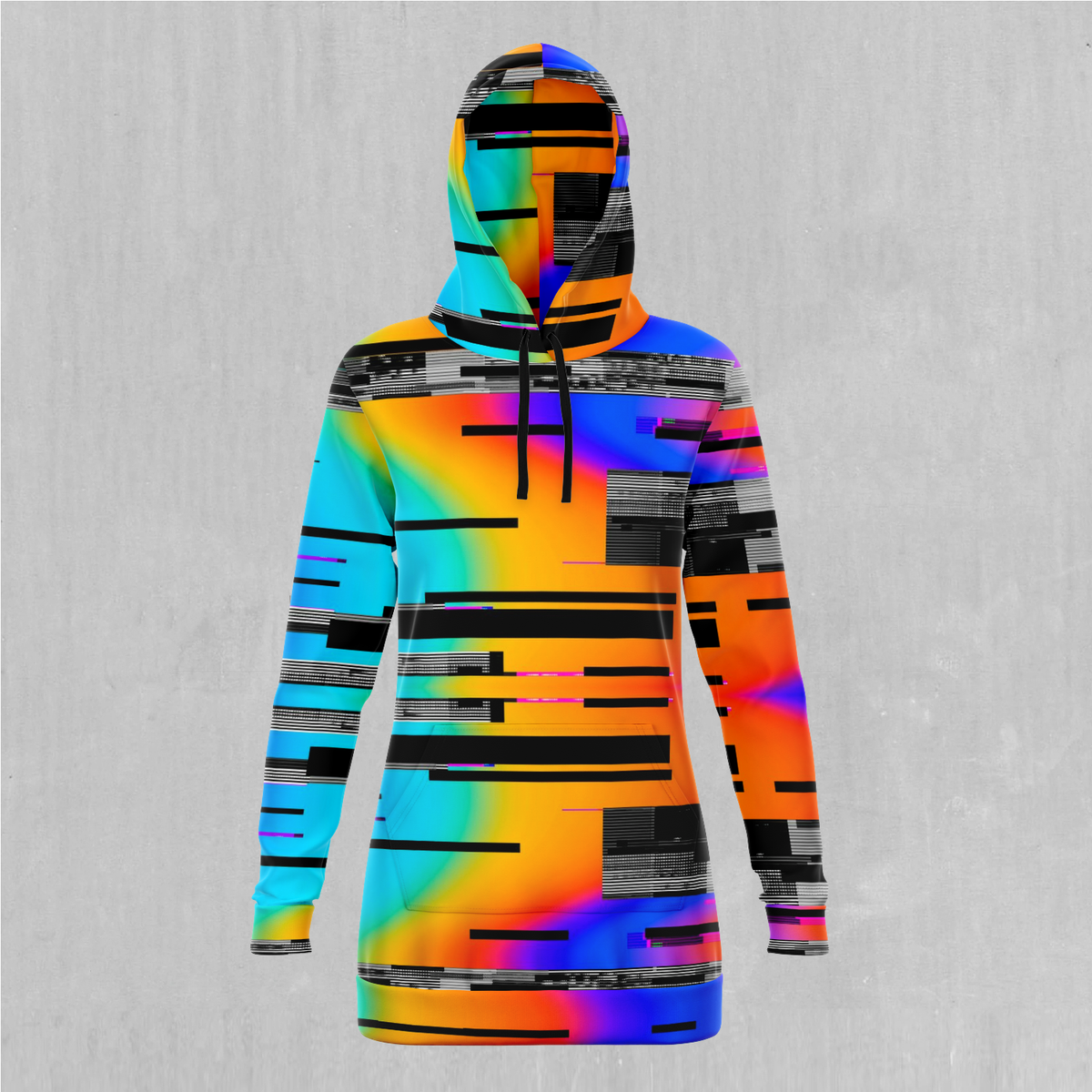 Spectrum Noise Hoodie Dress