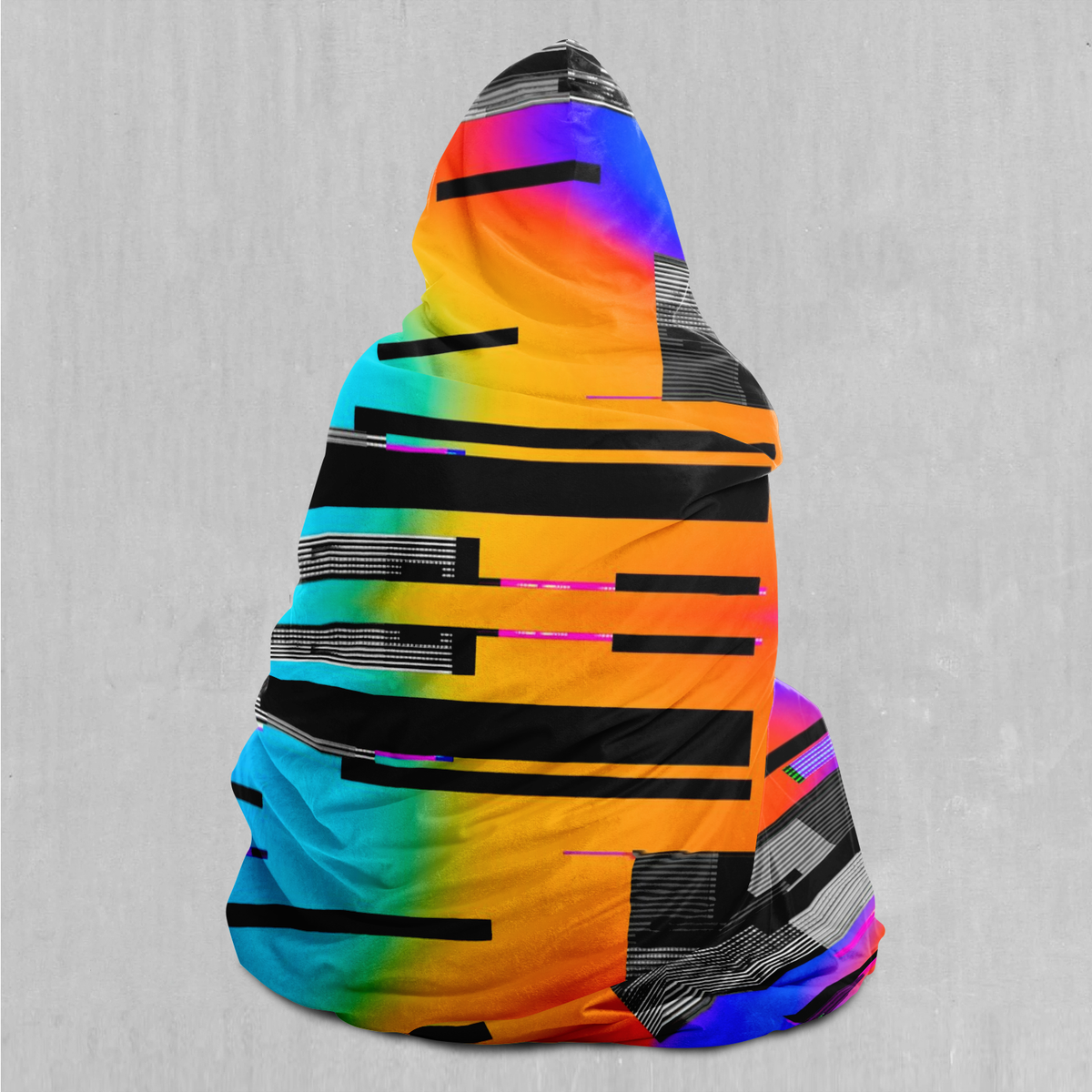 Spectrum Noise Hooded Blanket - Azimuth Clothing