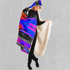 Spectrum Noise Hooded Blanket - Azimuth Clothing