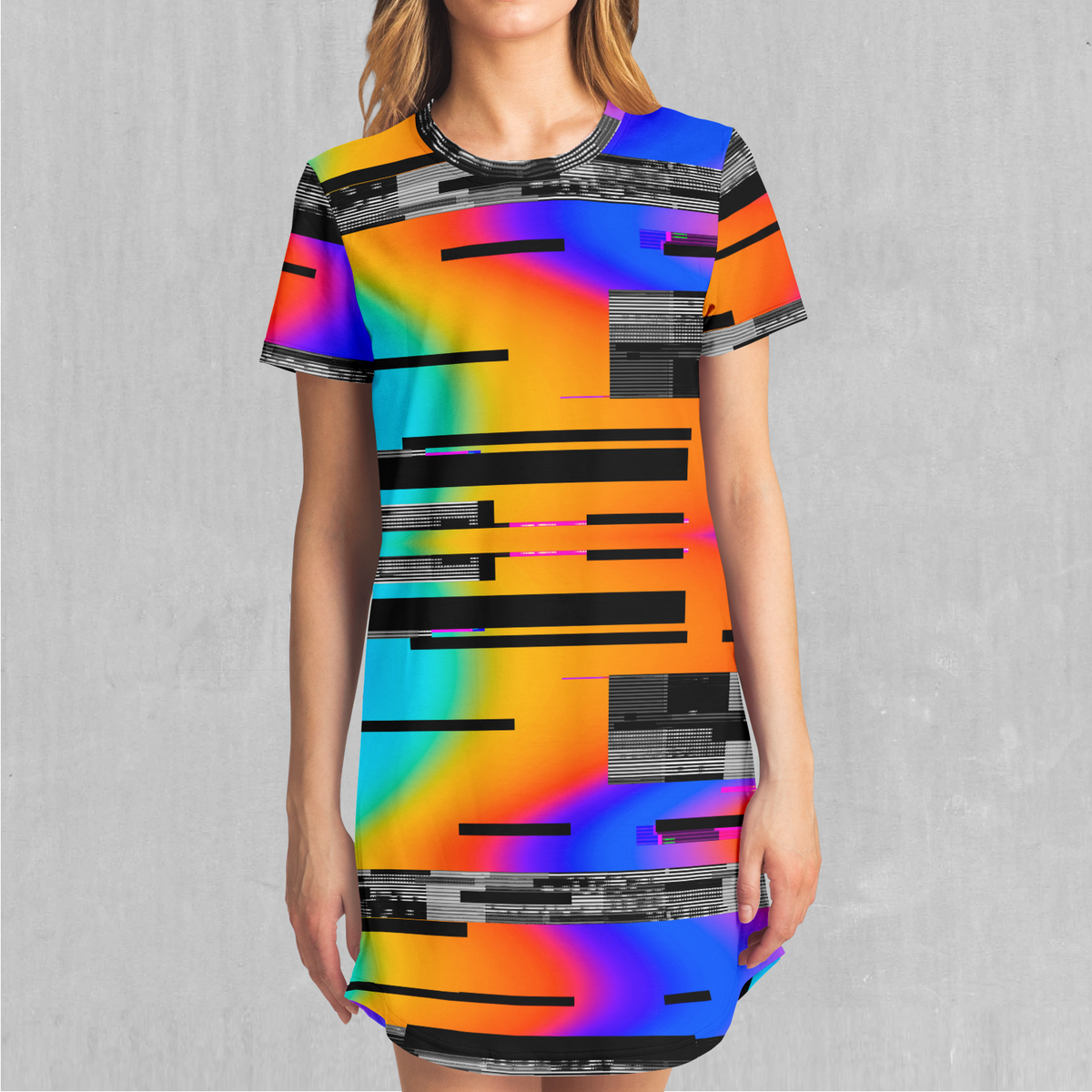 Spectrum Noise T-Shirt Dress