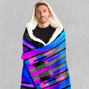 Spectrum Noise Hooded Blanket - Azimuth Clothing