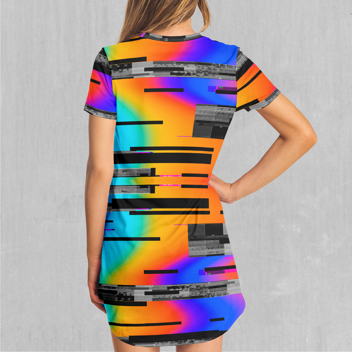 Spectrum Noise T-Shirt Dress