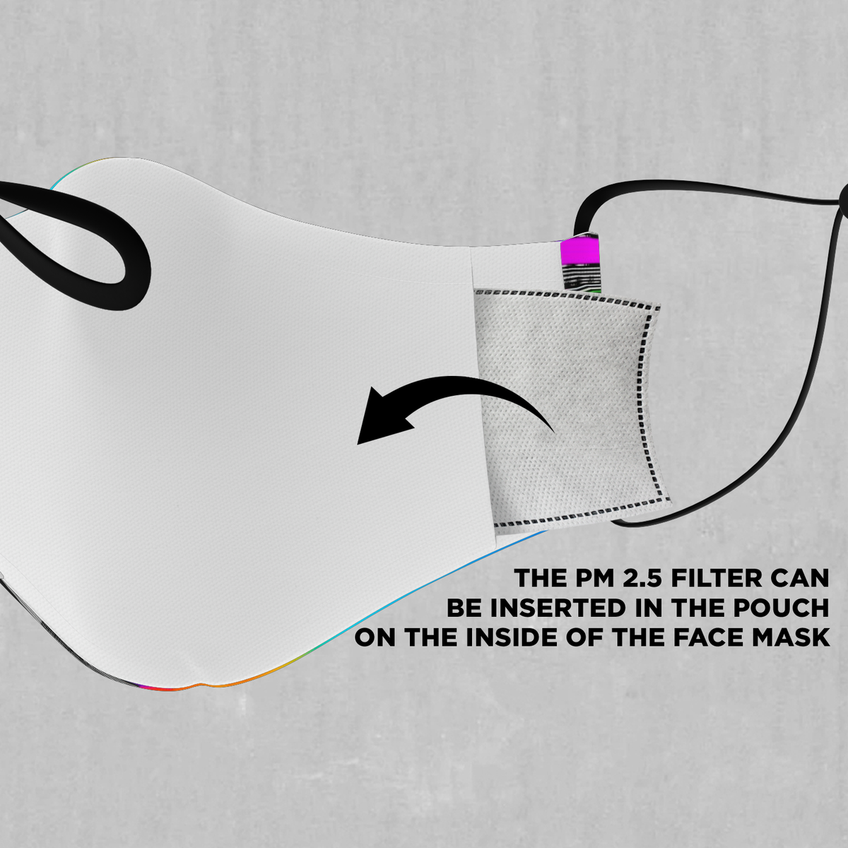 Spectrum Noise Face Mask - Azimuth Clothing