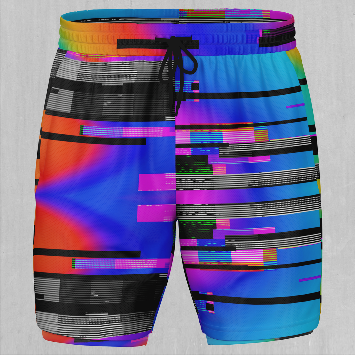 Spectrum Noise Men's 2 in 1 Shorts