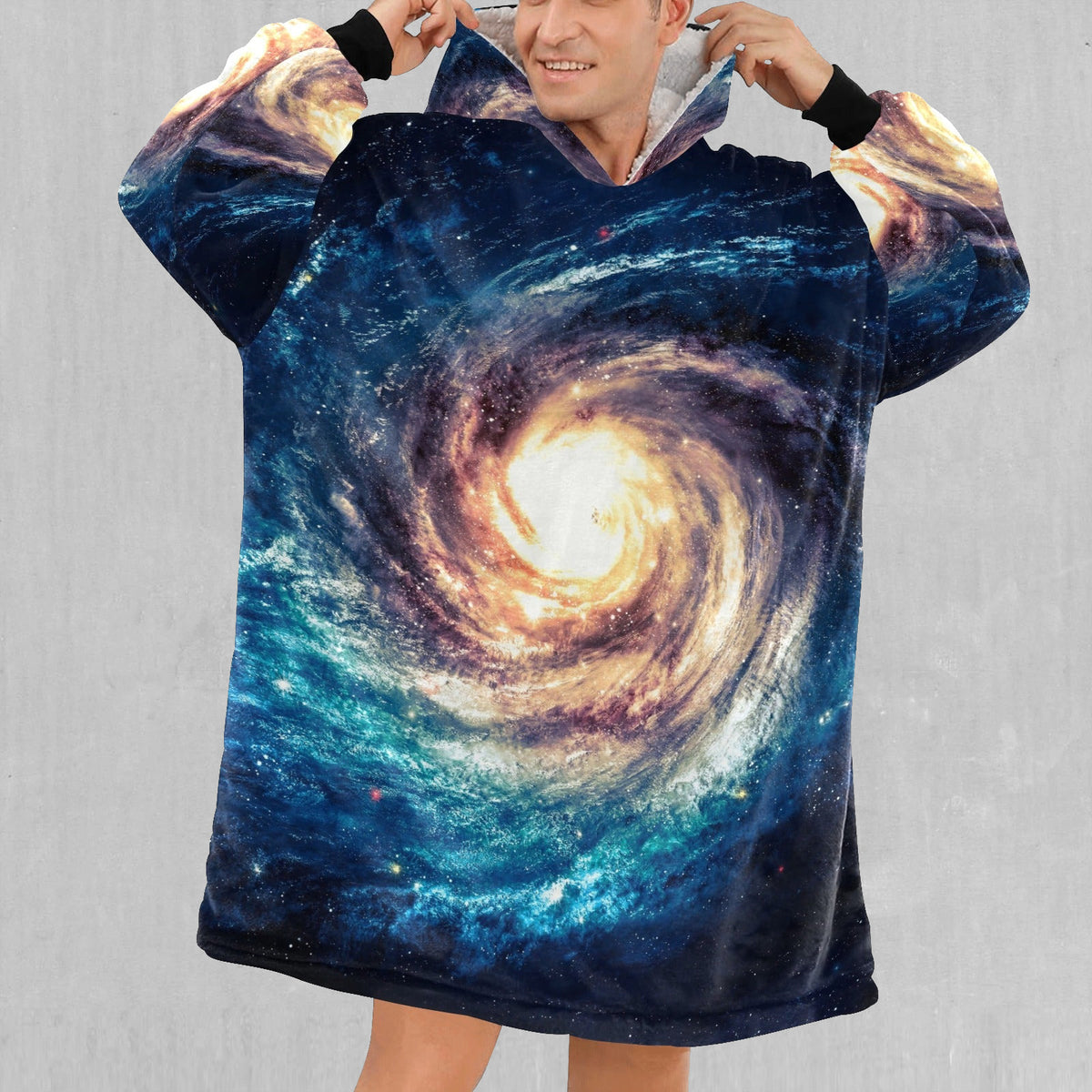Spiral Galaxy Blanket Hoodie