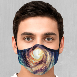 Spiral Galaxy Face Mask