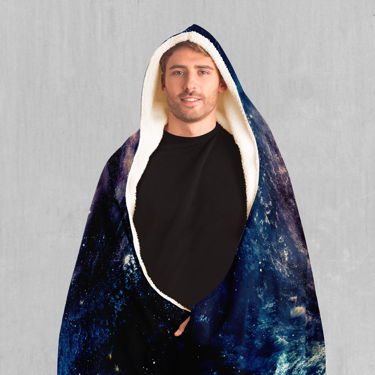 Spiral Galaxy Hooded Blanket