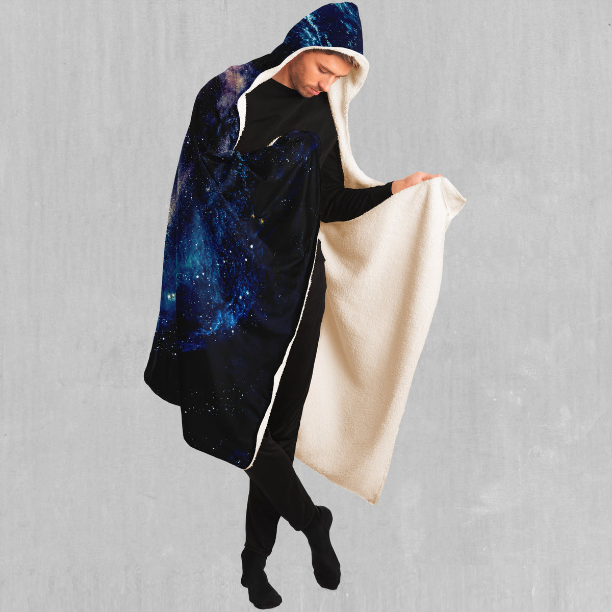 Spiral Galaxy Hooded Blanket