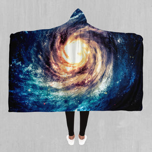 Spiral Galaxy Hooded Blanket