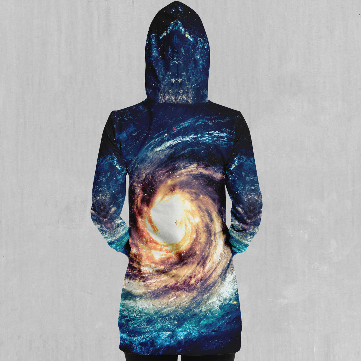 Spiral Galaxy Hoodie Dress