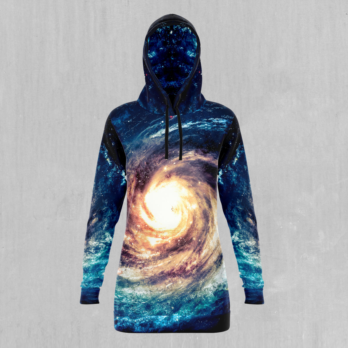 Spiral Galaxy Hoodie Dress