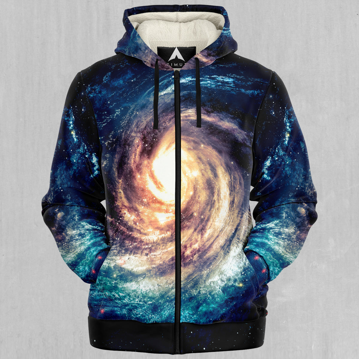 Spiral Galaxy Sherpa Hoodie