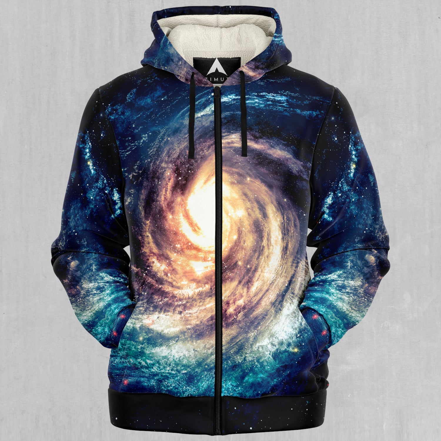 Spiral Galaxy Sherpa Hoodie