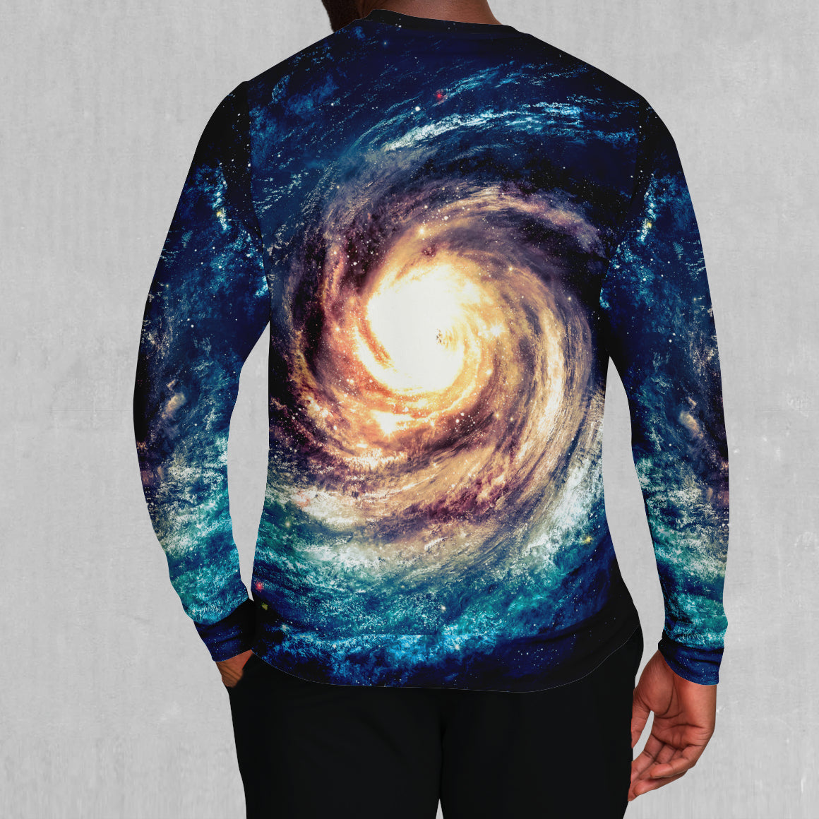 Galaxy best sale print sweatshirt