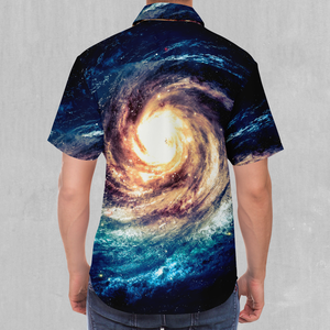 Spiral Galaxy Button Down Shirt