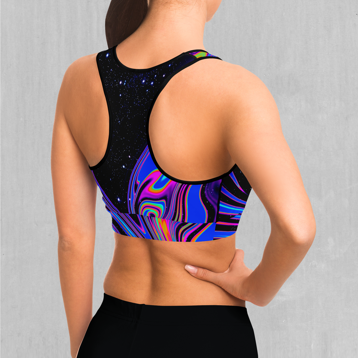 Chromatic Cosmos Sports Bra