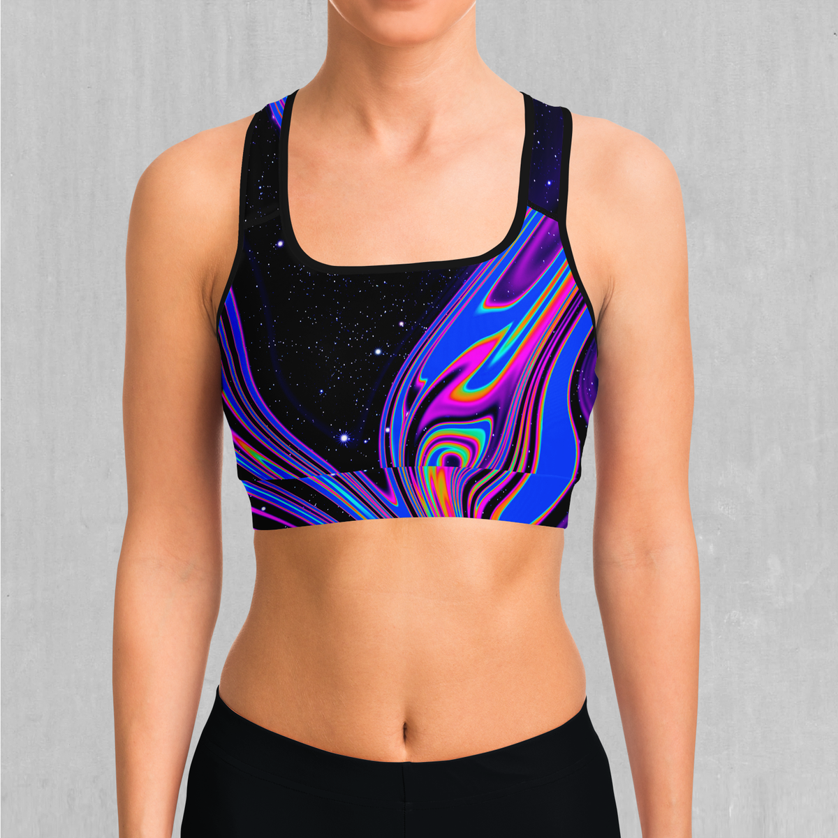 Chromatic Cosmos Sports Bra