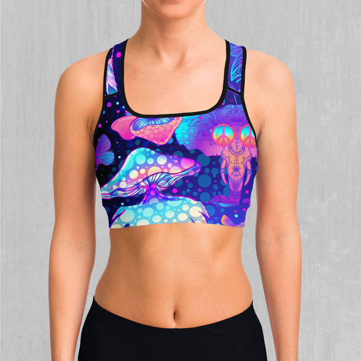 Psycho Luminescence Sports Bra