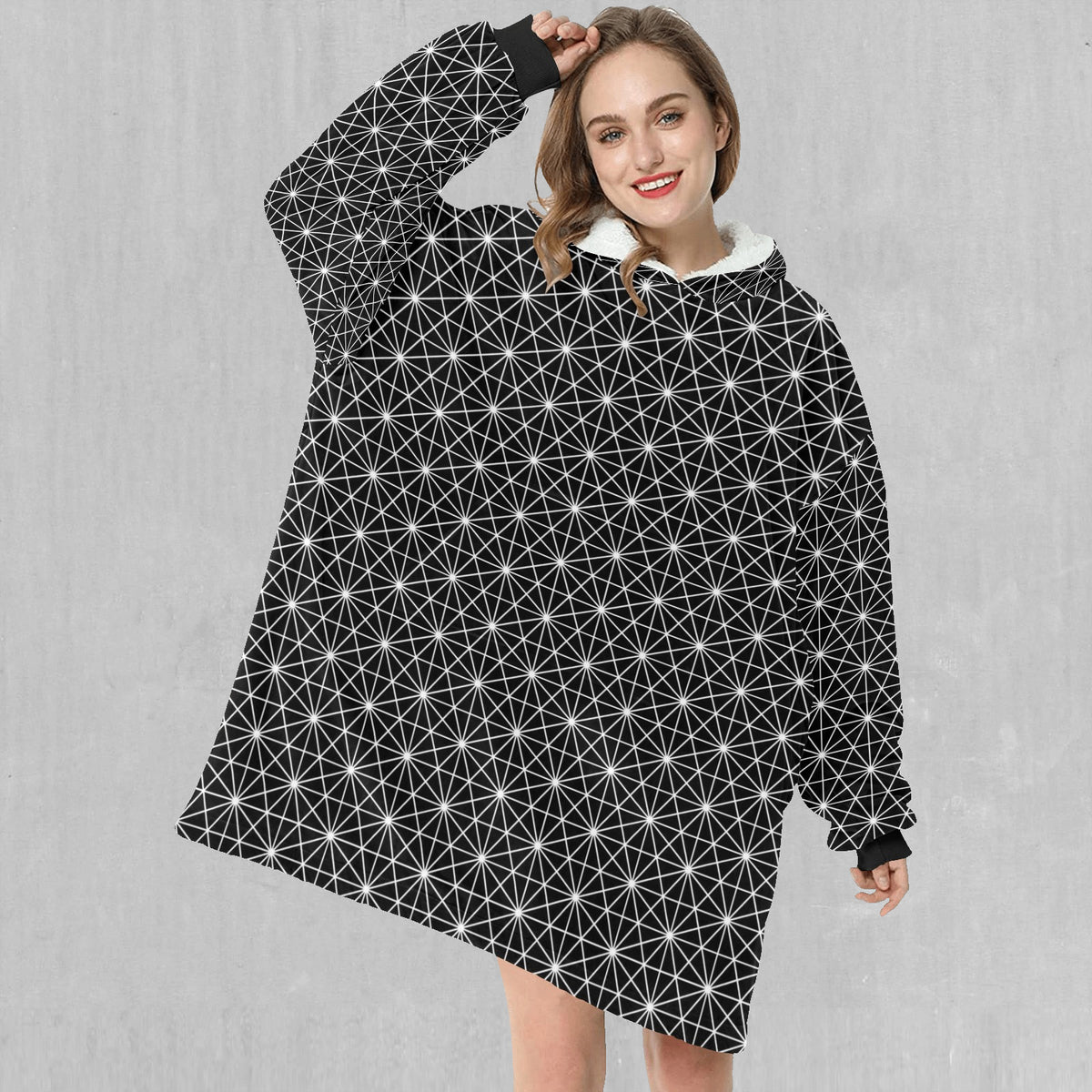 Star Net Blanket Hoodie