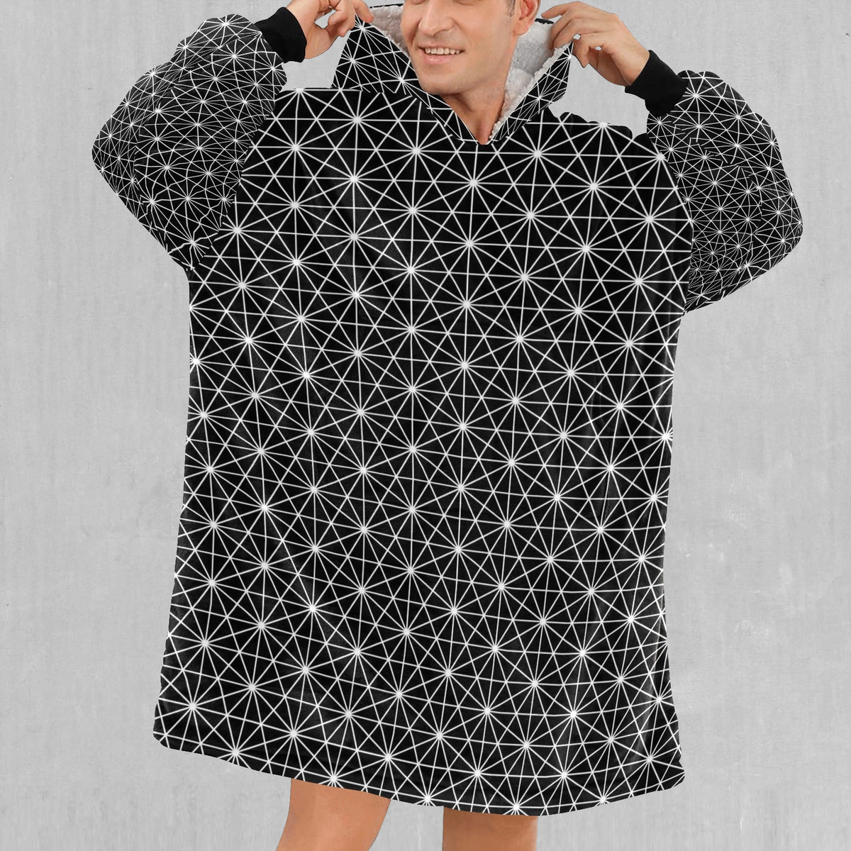 Star Net Blanket Hoodie